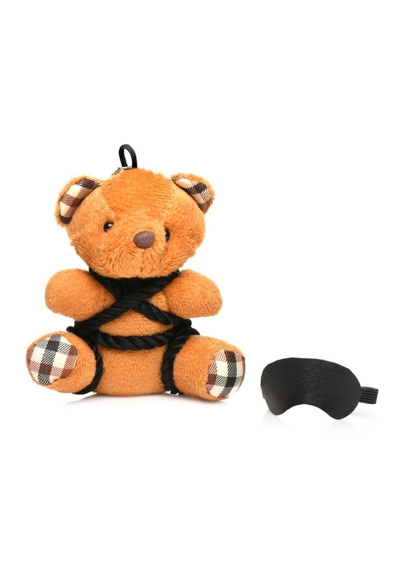 Master Series Rope Teddy Bear Keychain - Brown