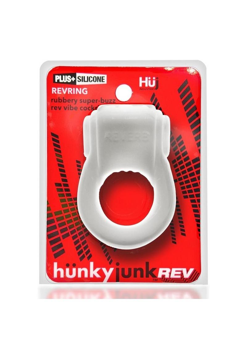 Revring Reverb Vibrating Cock Ring - White Ice