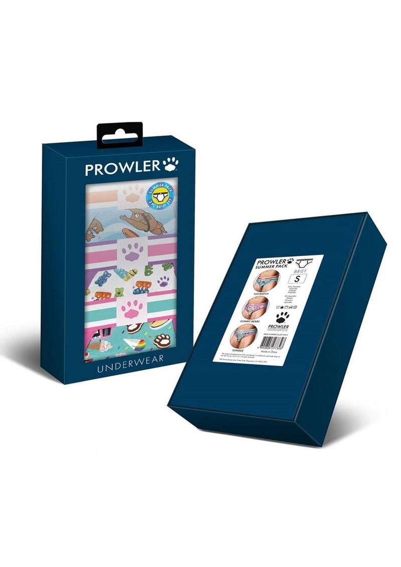 Prowler Summer Brief Collection (3 Pack) - Small - Multi-Colored