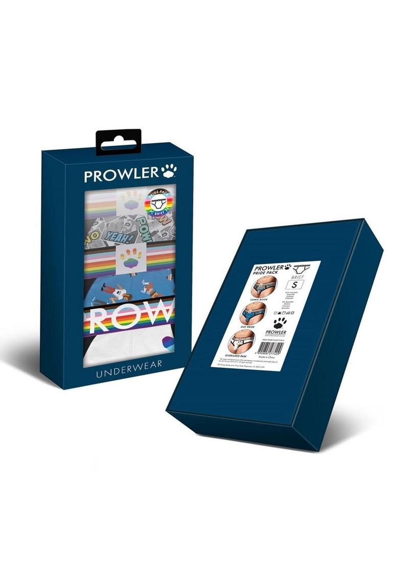 Prowler Pride Brief Collection (3 Pack) - Small - Multi-Colored