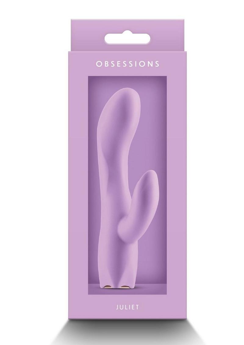 Obsessions Juliet Rechargeable Silicone Rabbit Vibrator - Lavender