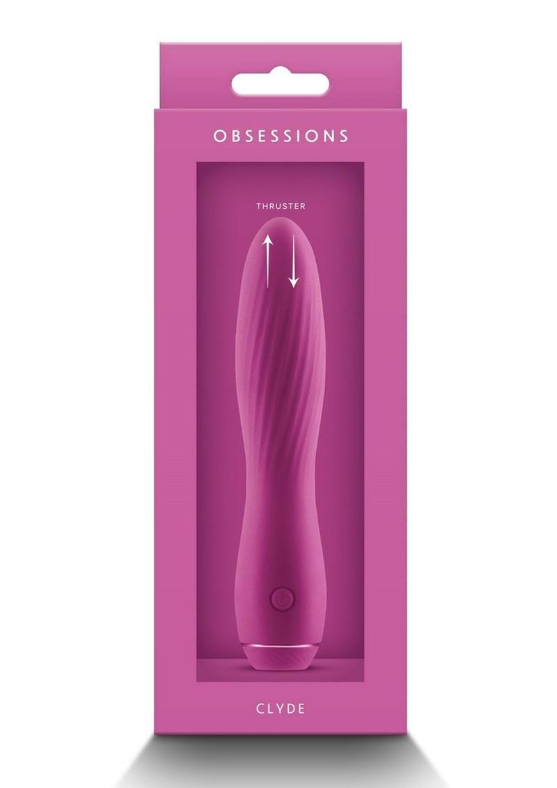 Obsessions Clyde Rechargeable Silcone Vibrator - Magenta