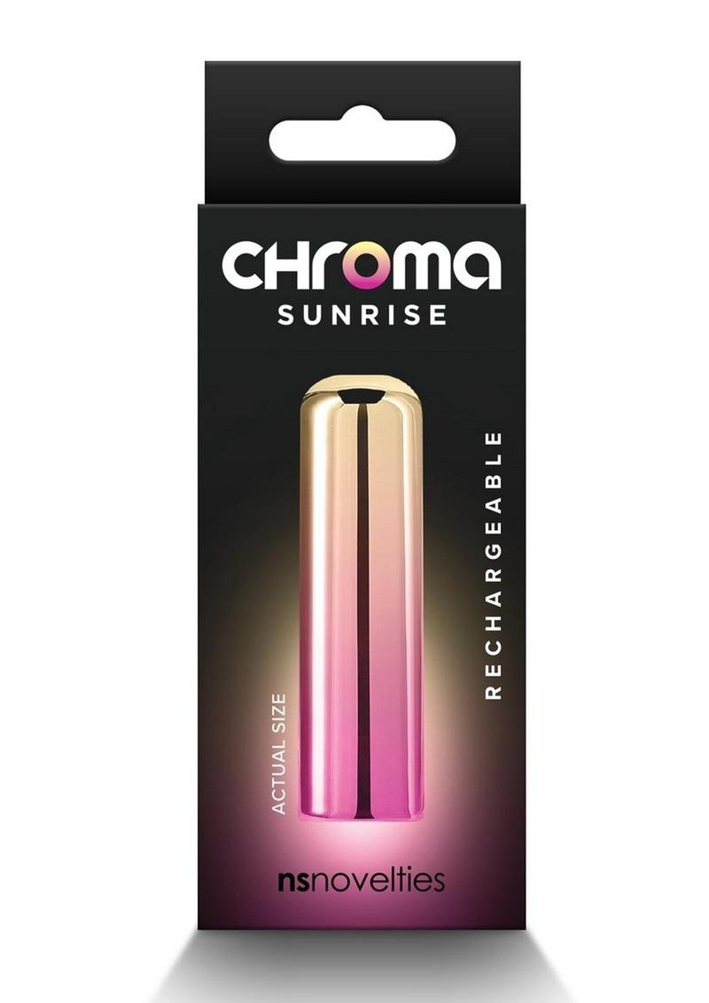 Chroma Sunrise Rechargeable Vibrator - Small - Multicolor