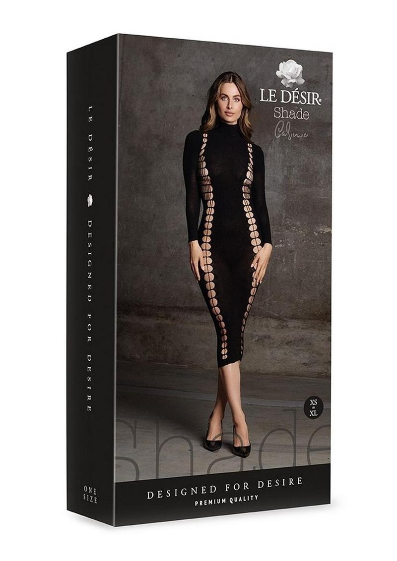 Le Desir Shade Carme XI Dress with Turtleneck - OS - Black