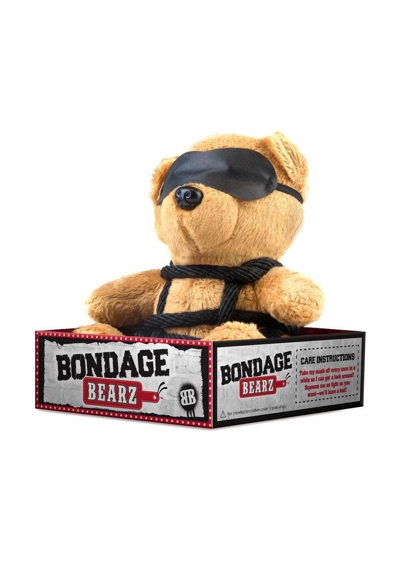 Bondage Bearz Bound Up Billy Stuffed Animal - Brown/Black