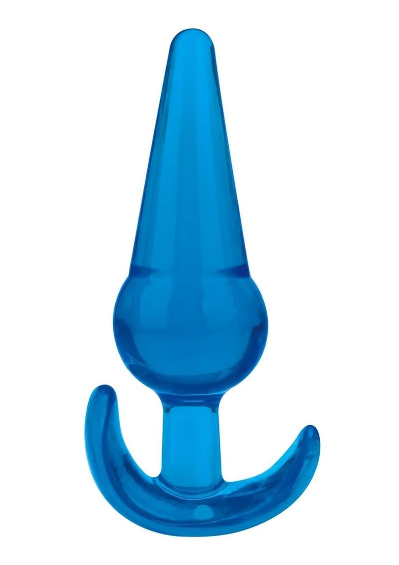 Blue Line Medium Tapered Butt Plug 5in - Blue