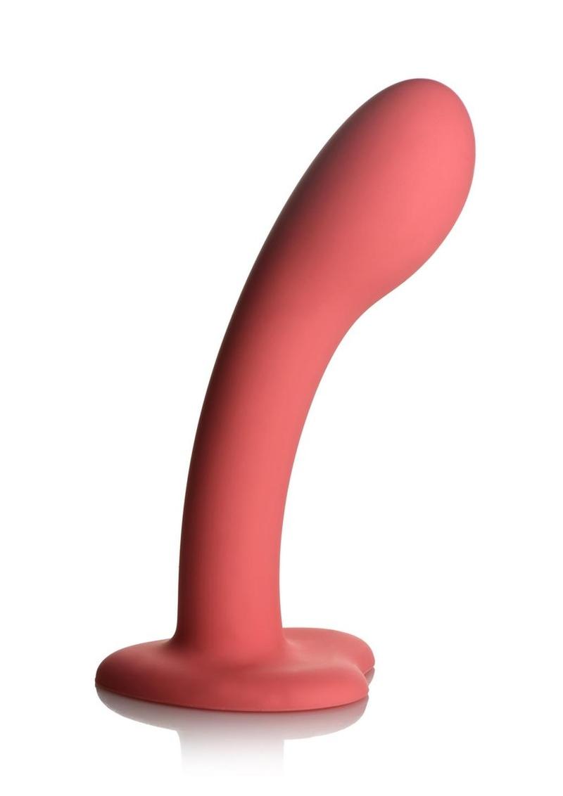 Simply Sweet G-Spot Silicone Dildo - Pink