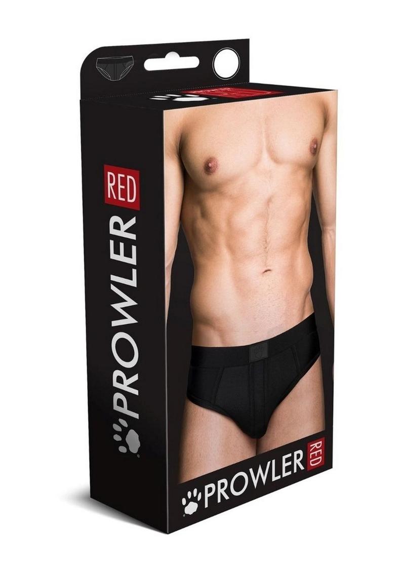 Prowler Red Ass-Less Brief - Large - Black