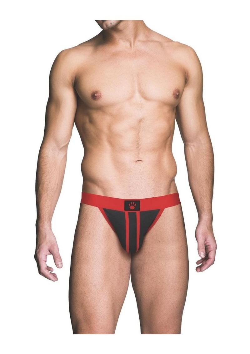 Prowler Red Ass-Less Jock - Small - Red/Black