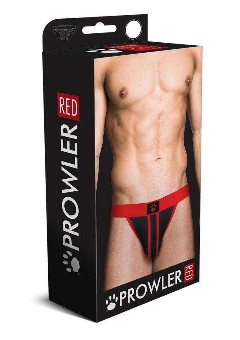 Prowler Red Ass-Less Jock - Large - Red/Black