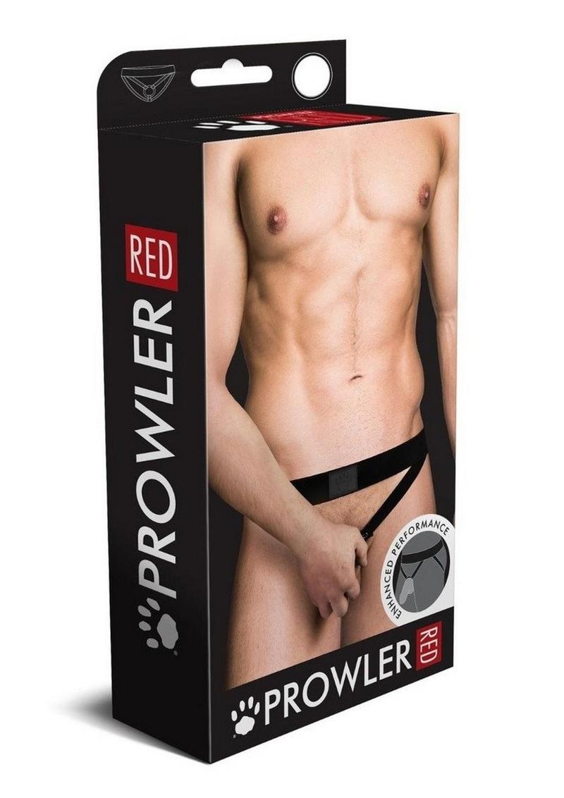 Prowler Red Ass-Less Cock-Ring - Small - Black