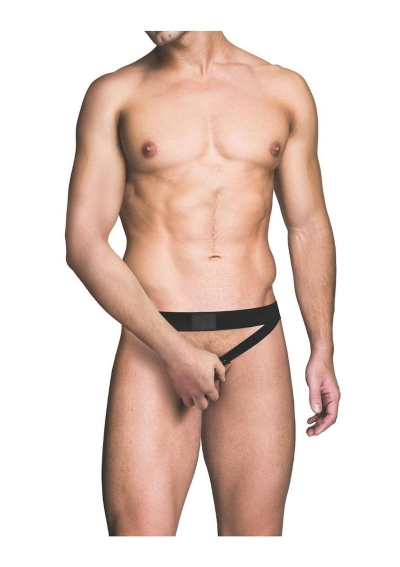 Prowler Red Ass-Less Cock Ring - XLarge - Black