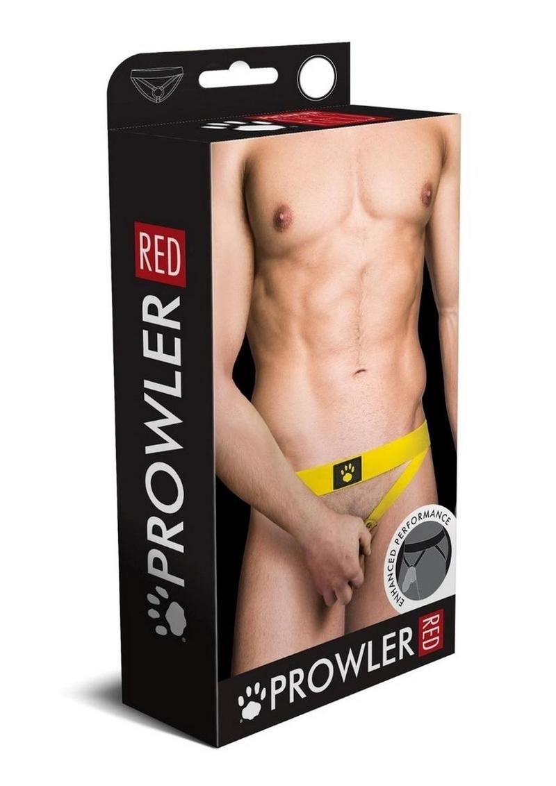 Prowler Red Ass-Less Cock Ring - Large - Yellow