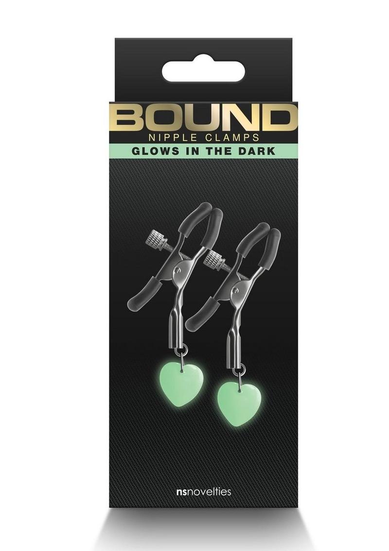 Bound Nipple Clamps G3 Iron Glow in the Dark - Gray