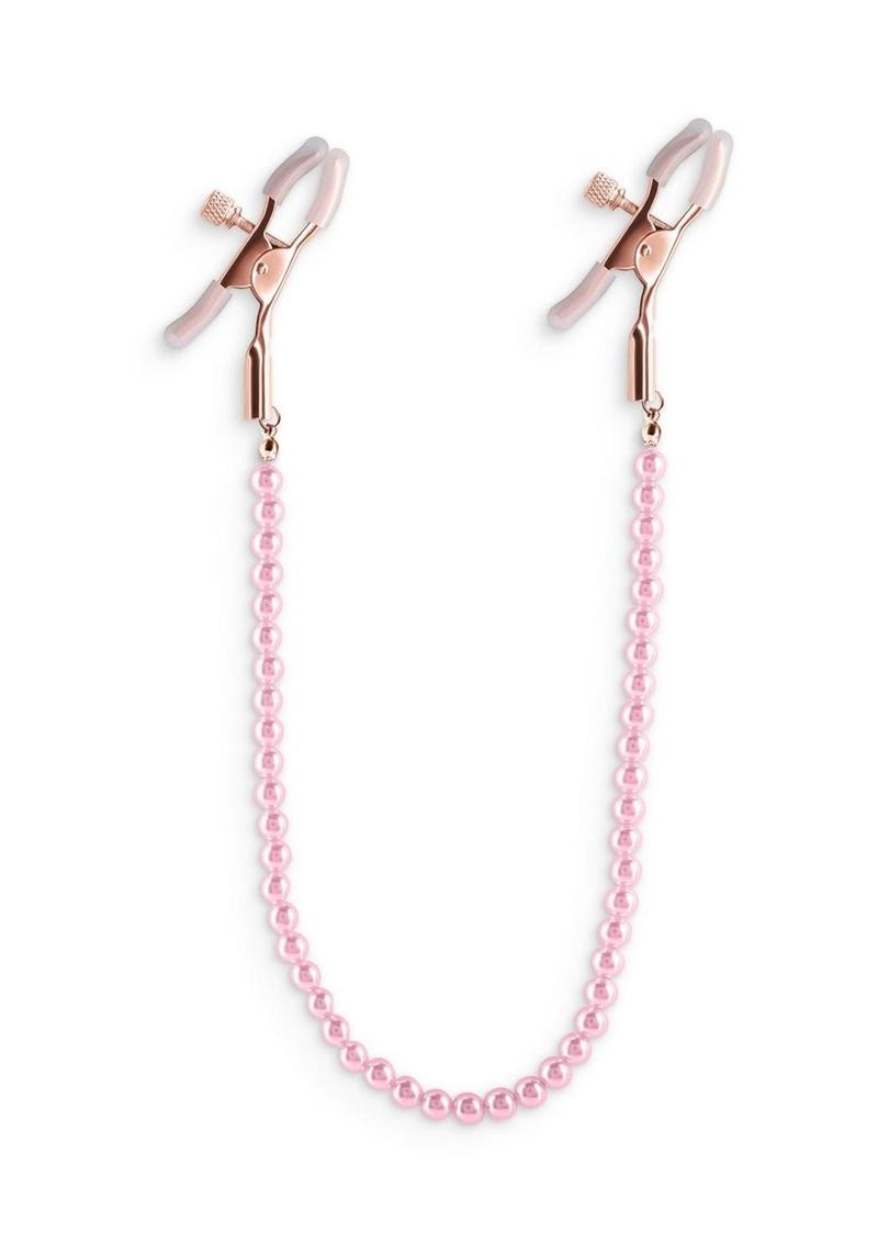 Bound Nipple Clamps DC1 - Rose Gold/Pink