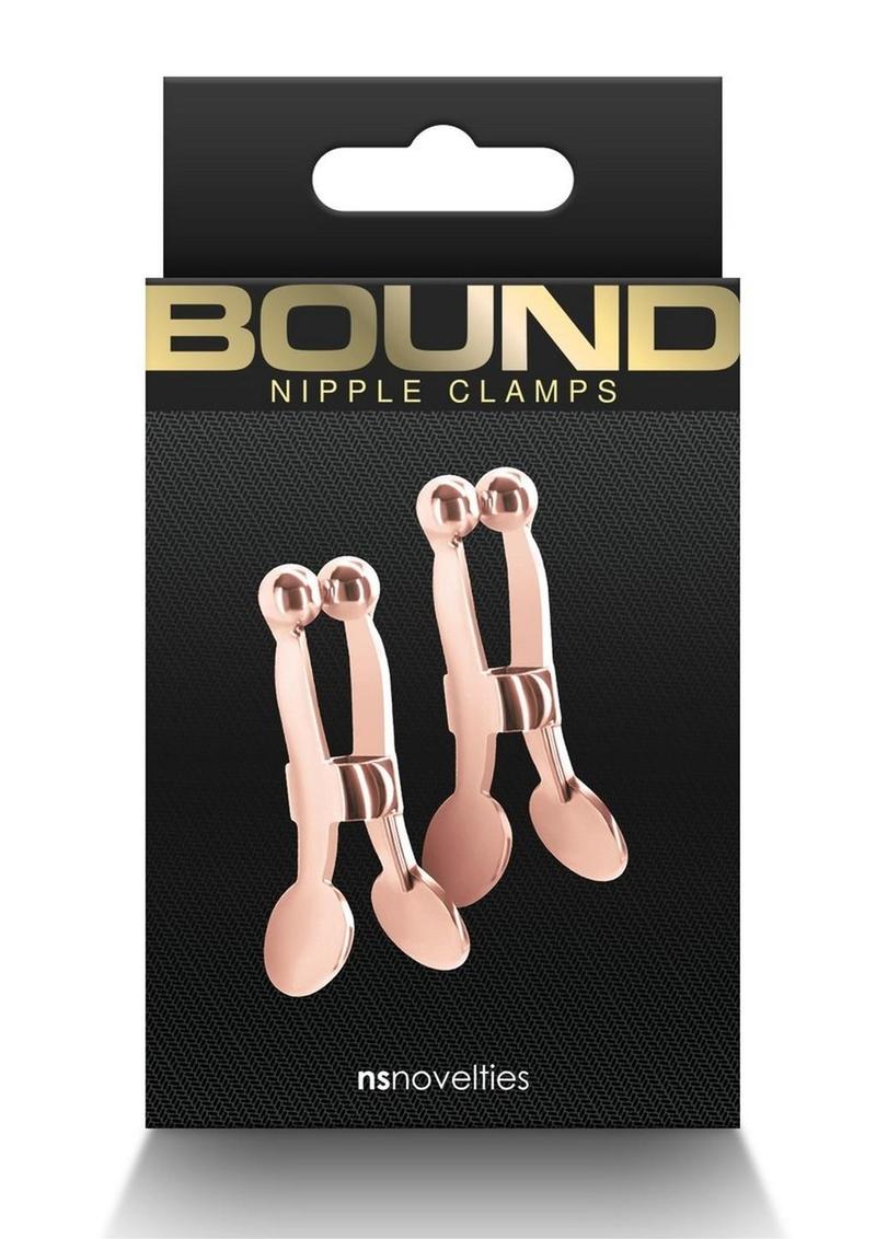 Bound Nipple Clamps C1 - Rose Gold