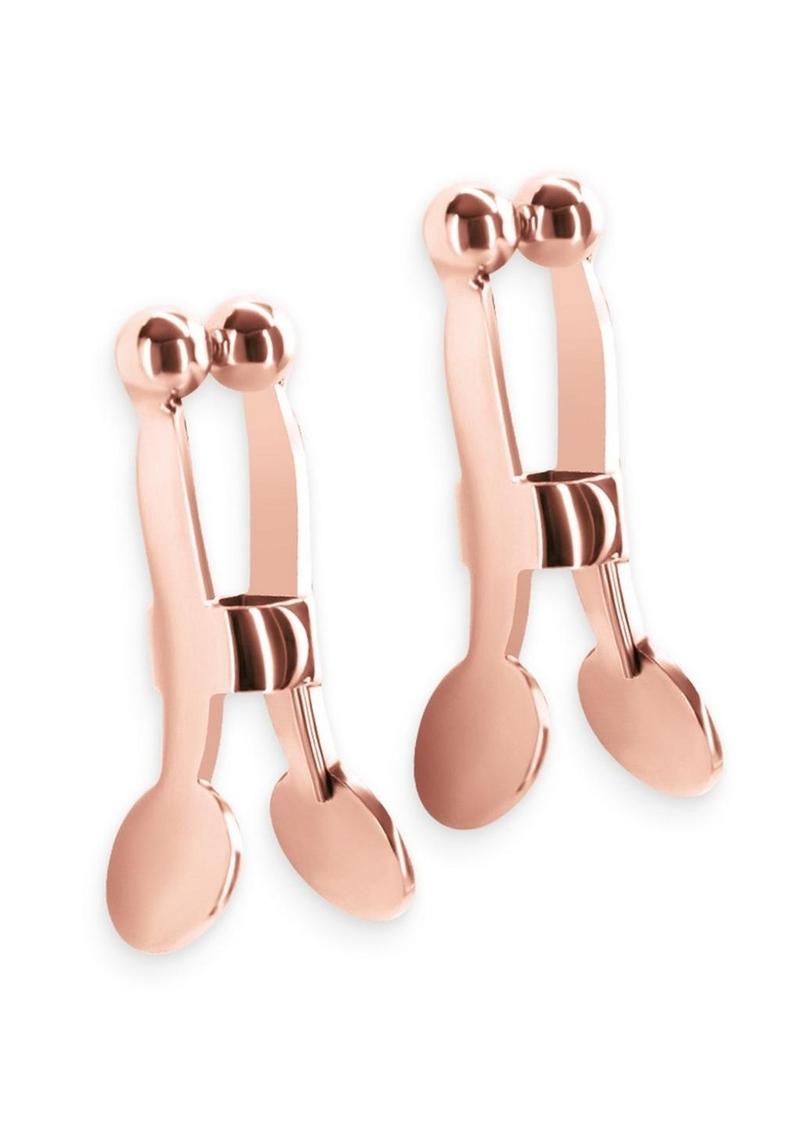 Bound Nipple Clamps C1 - Rose Gold