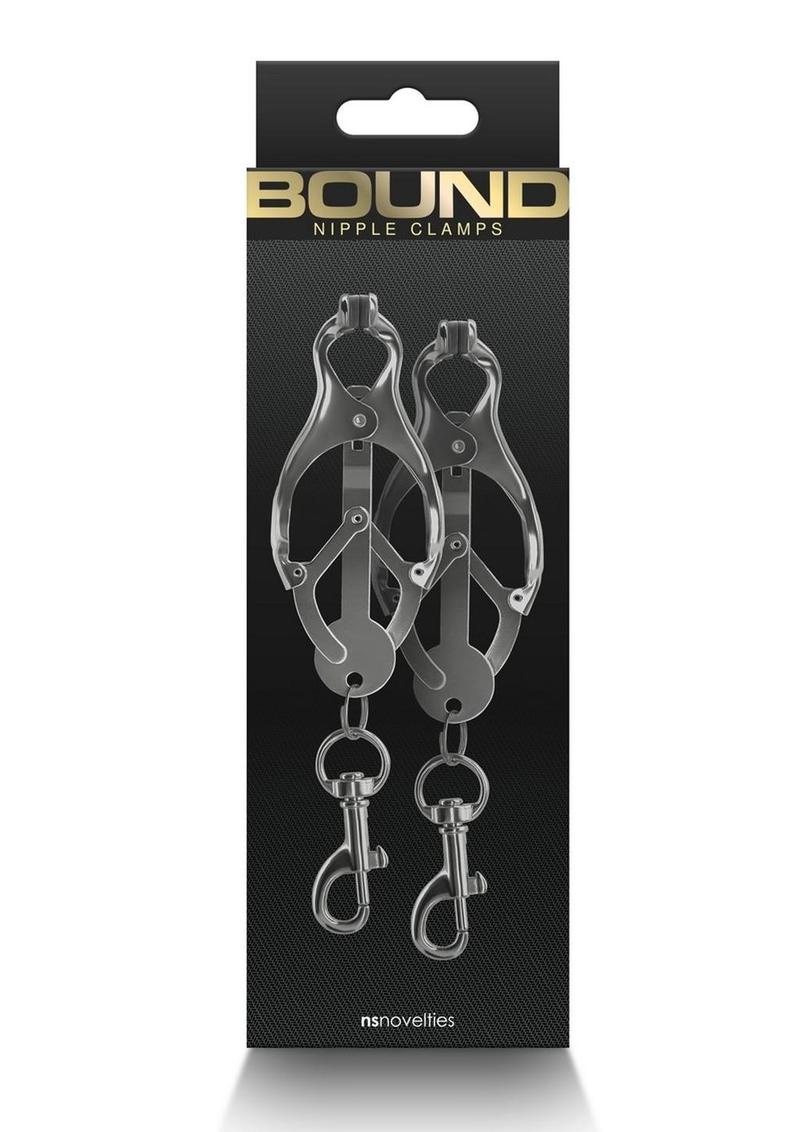 Bound Nipple Clamps C3 - Gunmetal Gray
