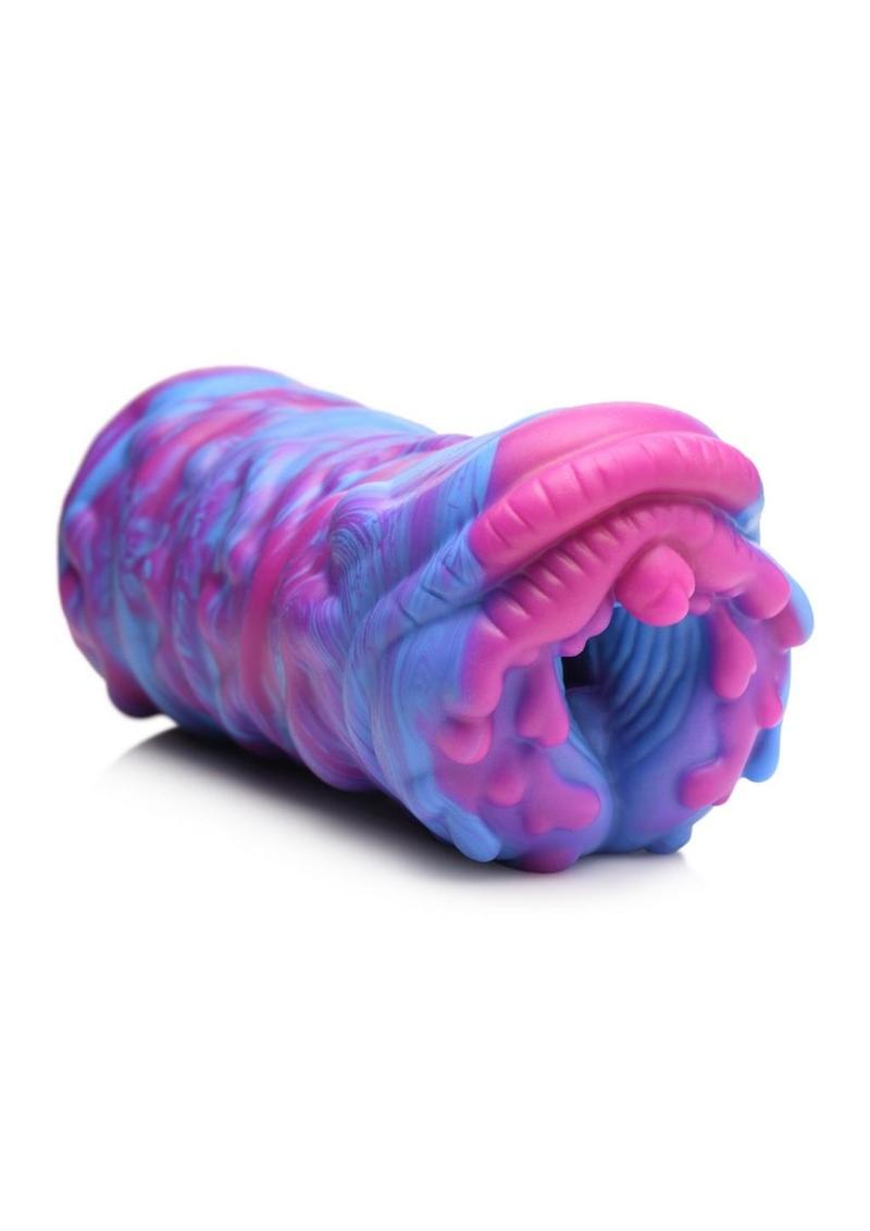 Creature Cocks Cyclone Silicone Squishy Alien Vagina Stroker - Pink/Blue