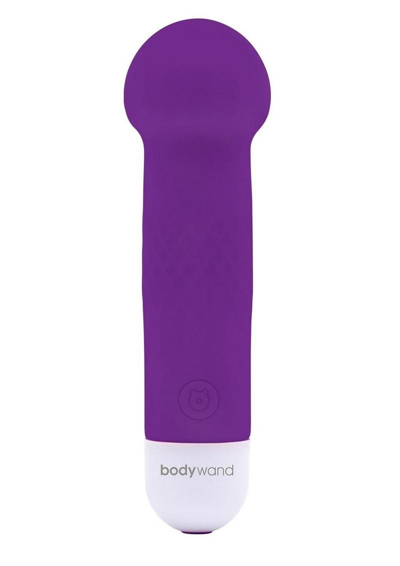 Bodywand Mini Pocket Wand Rechargeable Silicone Massager - Neon Purple