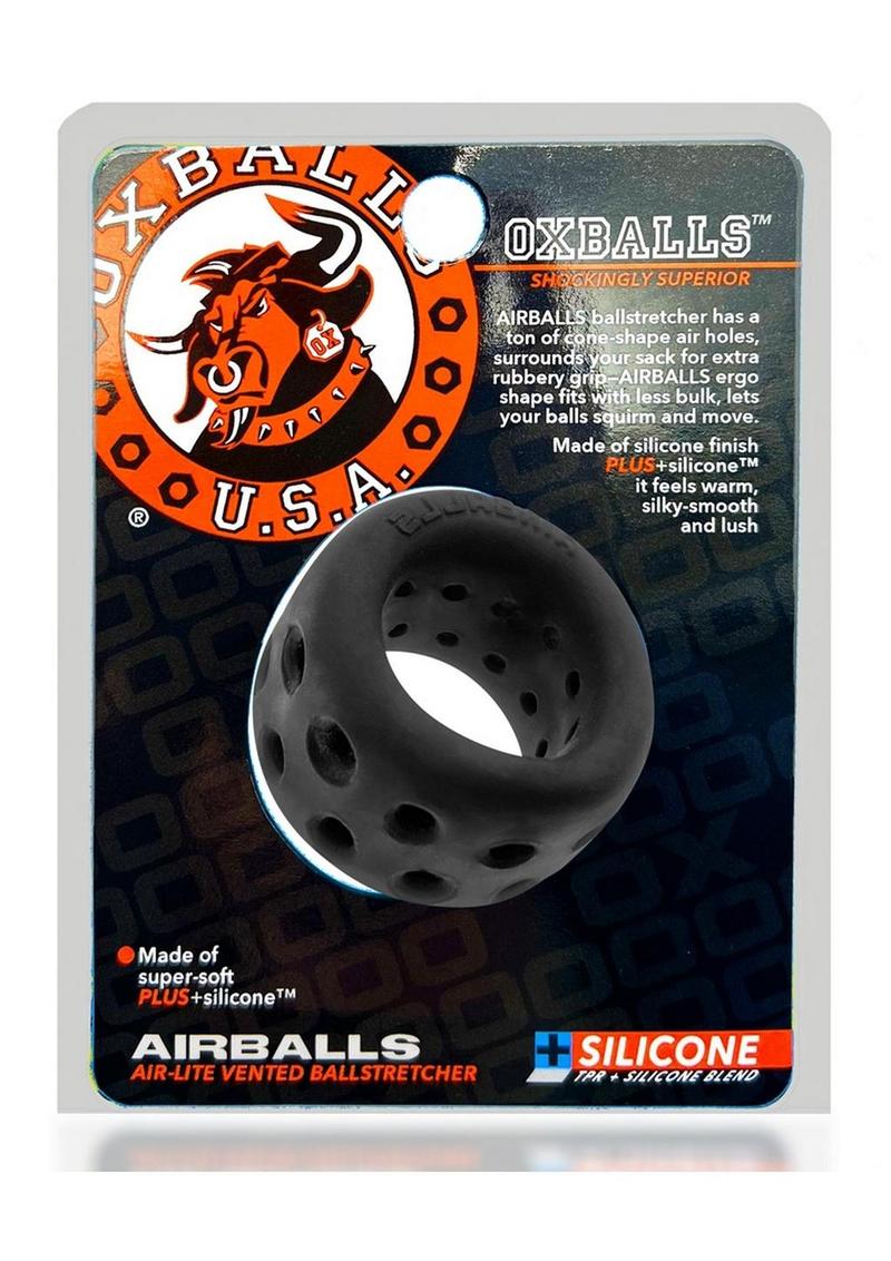 Airballs Air-Lite Silicone Ballstretcher - Black Ice