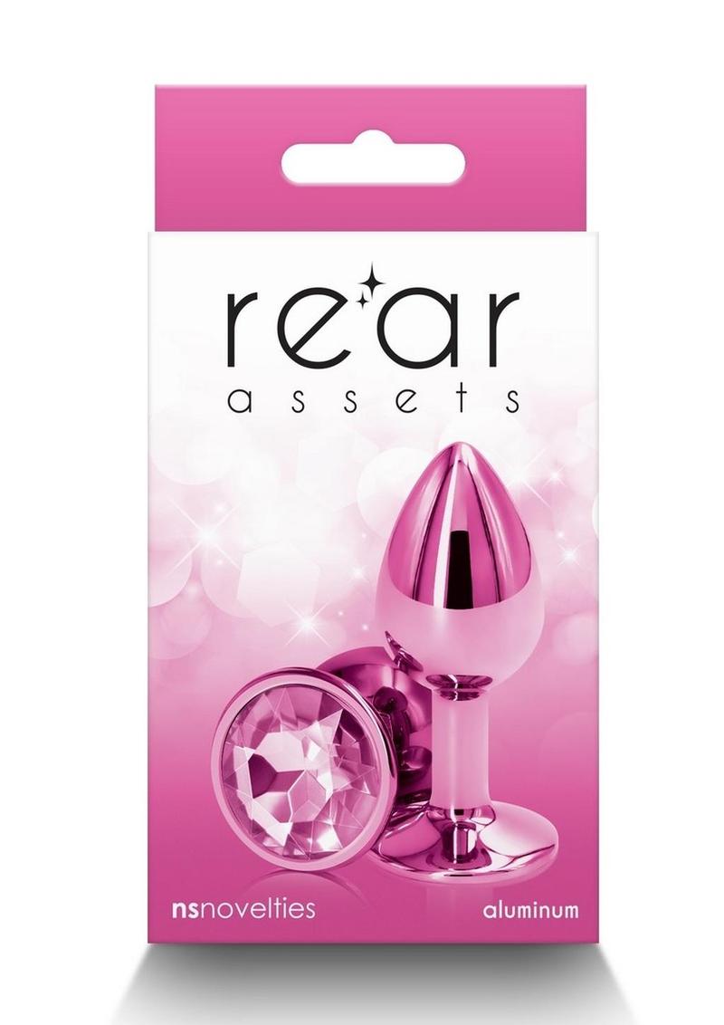 Rear Assets Aluminum Anal Plug - Small - Pink