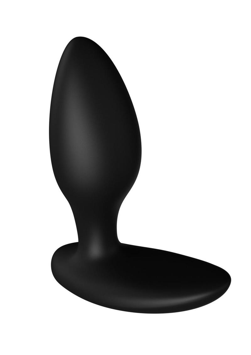 We-Vibe Ditto+ App Compatible Vibrating Rechargeable Silicone Butt Plug with Remote Control - Satin Black