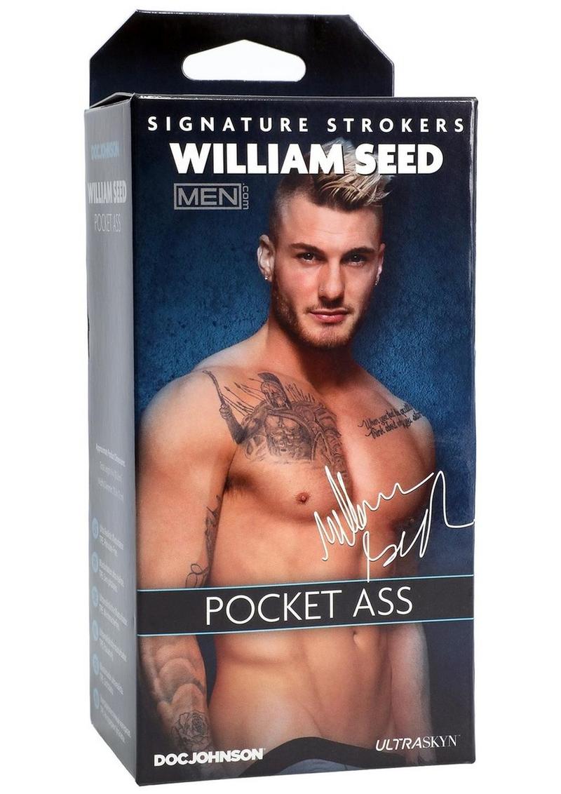 Signature Strokers William Seed Pocket Ass Masturbator - Vanilla