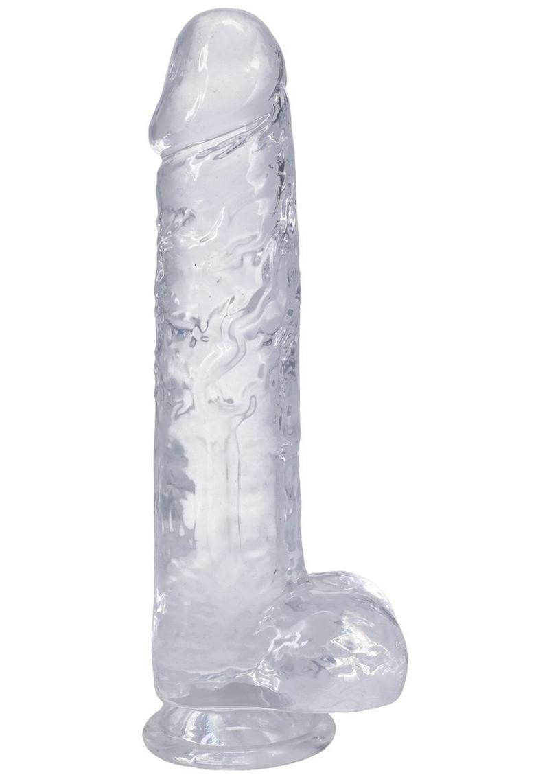 In a Bag Really Big Dick Dildo 10in - Clear