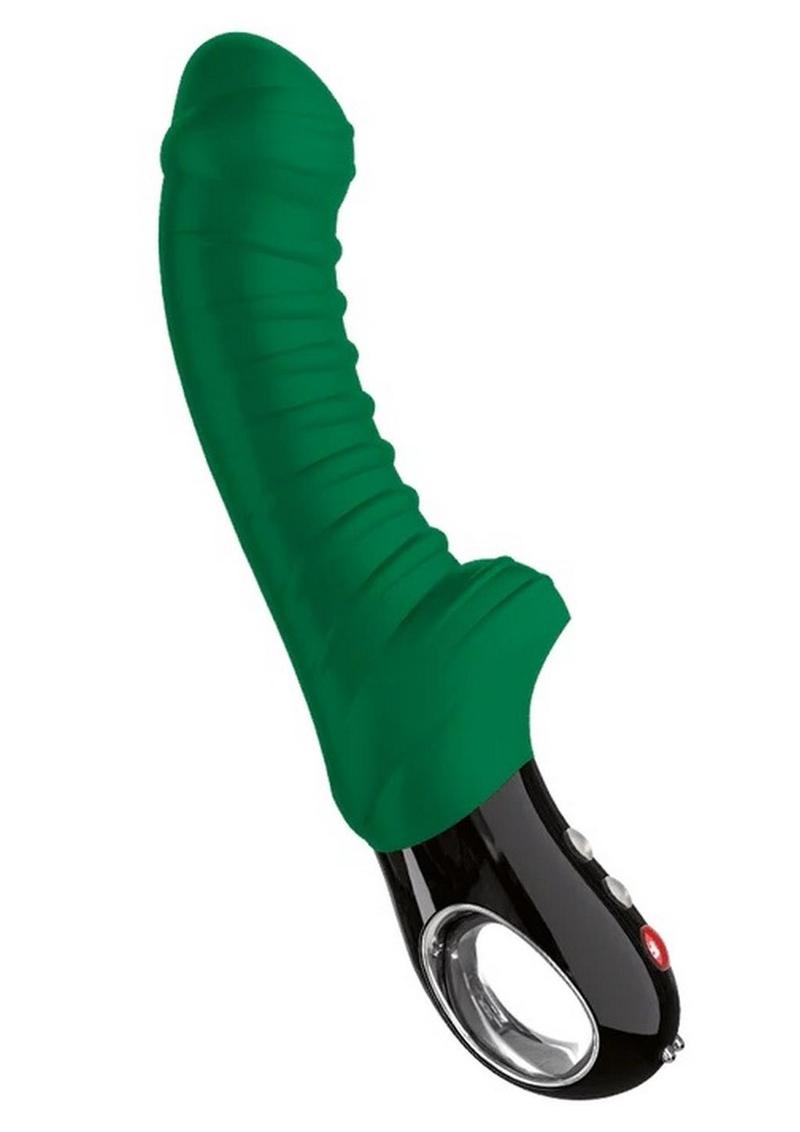 Tiger G5 Jewels Limited Edition Silicone Vibrator - Emerald Green