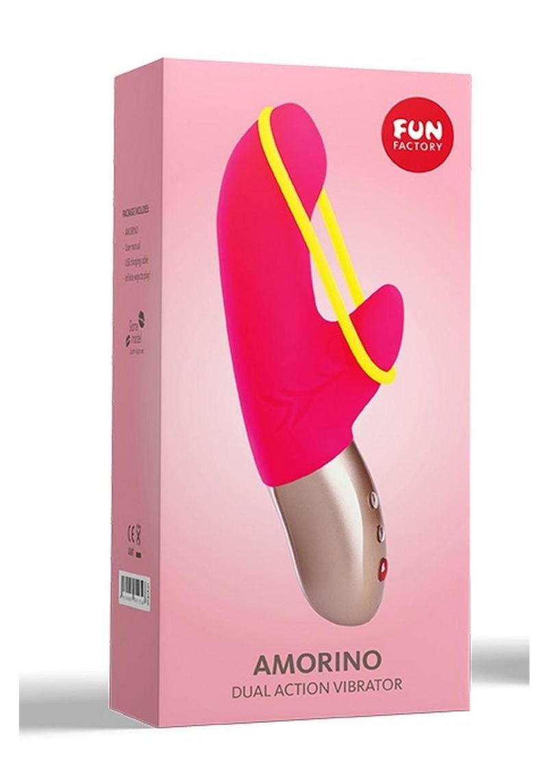 Amorino Silicone Dual Action Vibrator - Pink