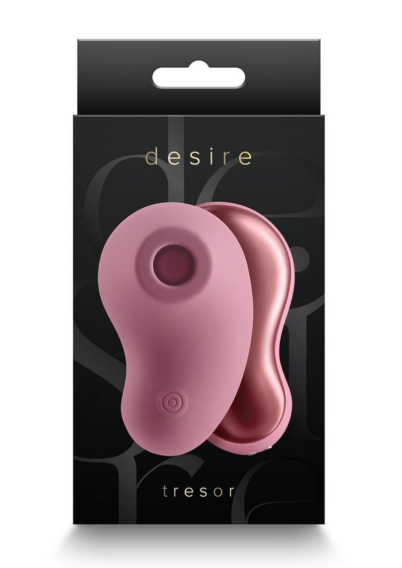Desire Tresor Rechargeable Silicone Clitoral Stimulator - Pink