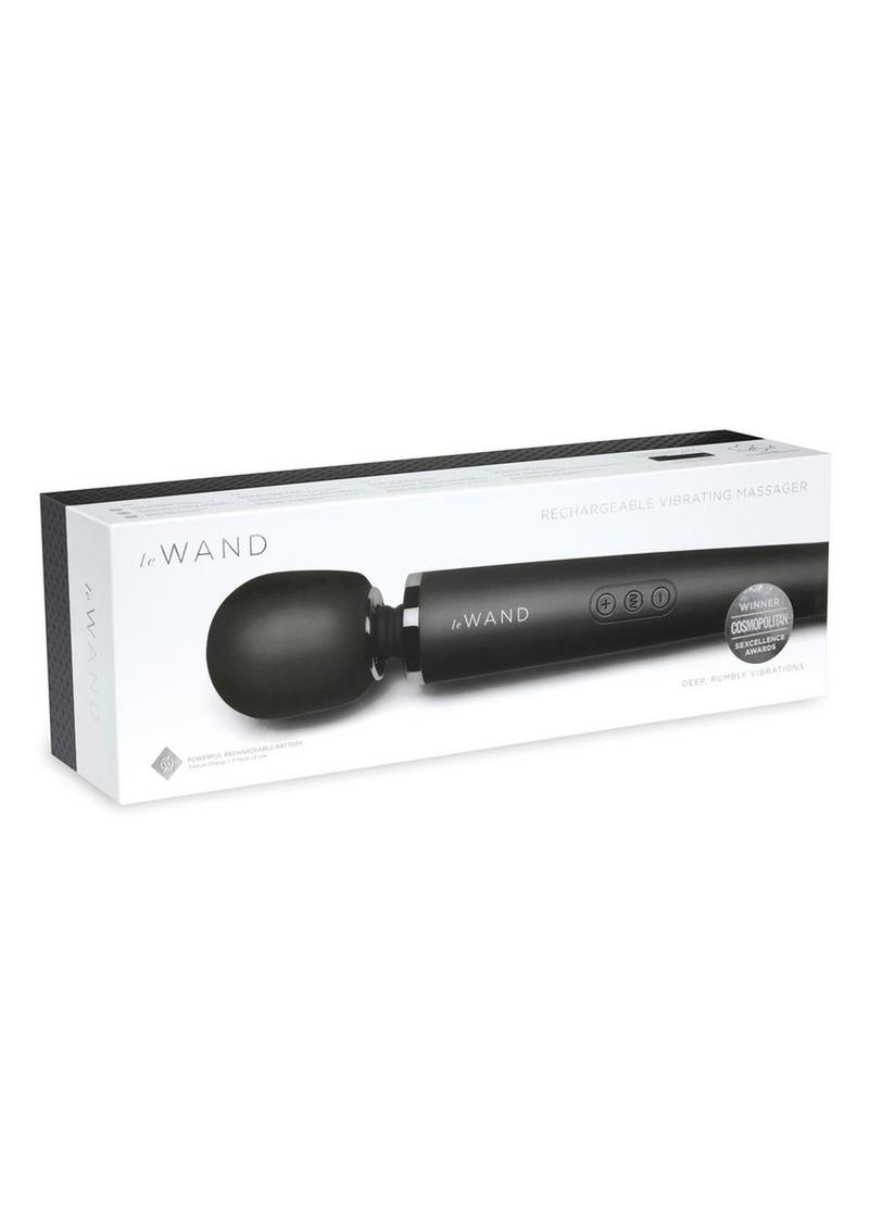 Le Wand Rechargeable Silicone Massager - Matte Black