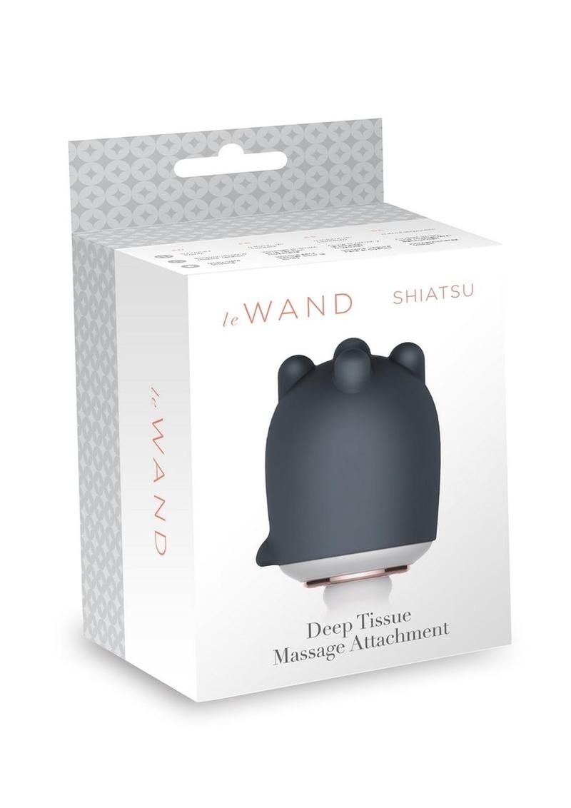 Le Wand Shiatsu Deep Tissue Massage Silicone Attachment - Grey