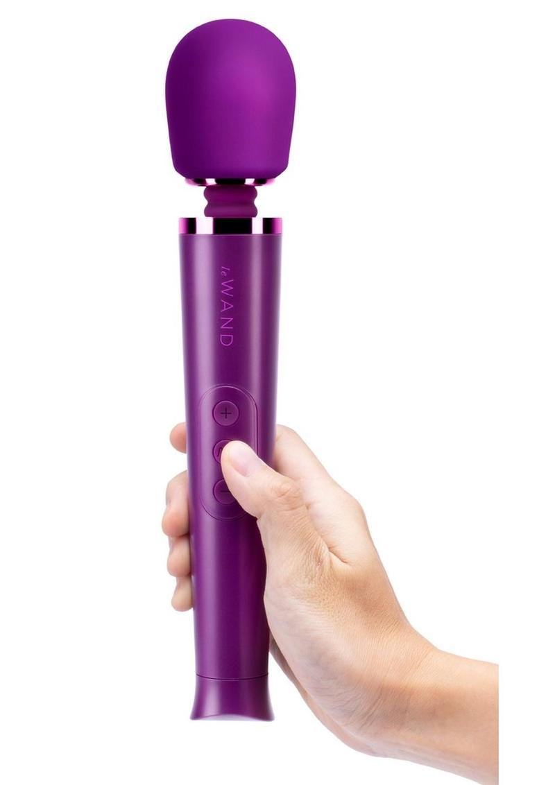 Le Wand Petite Rechargeable Silicone Vibrating Massager - Cherry