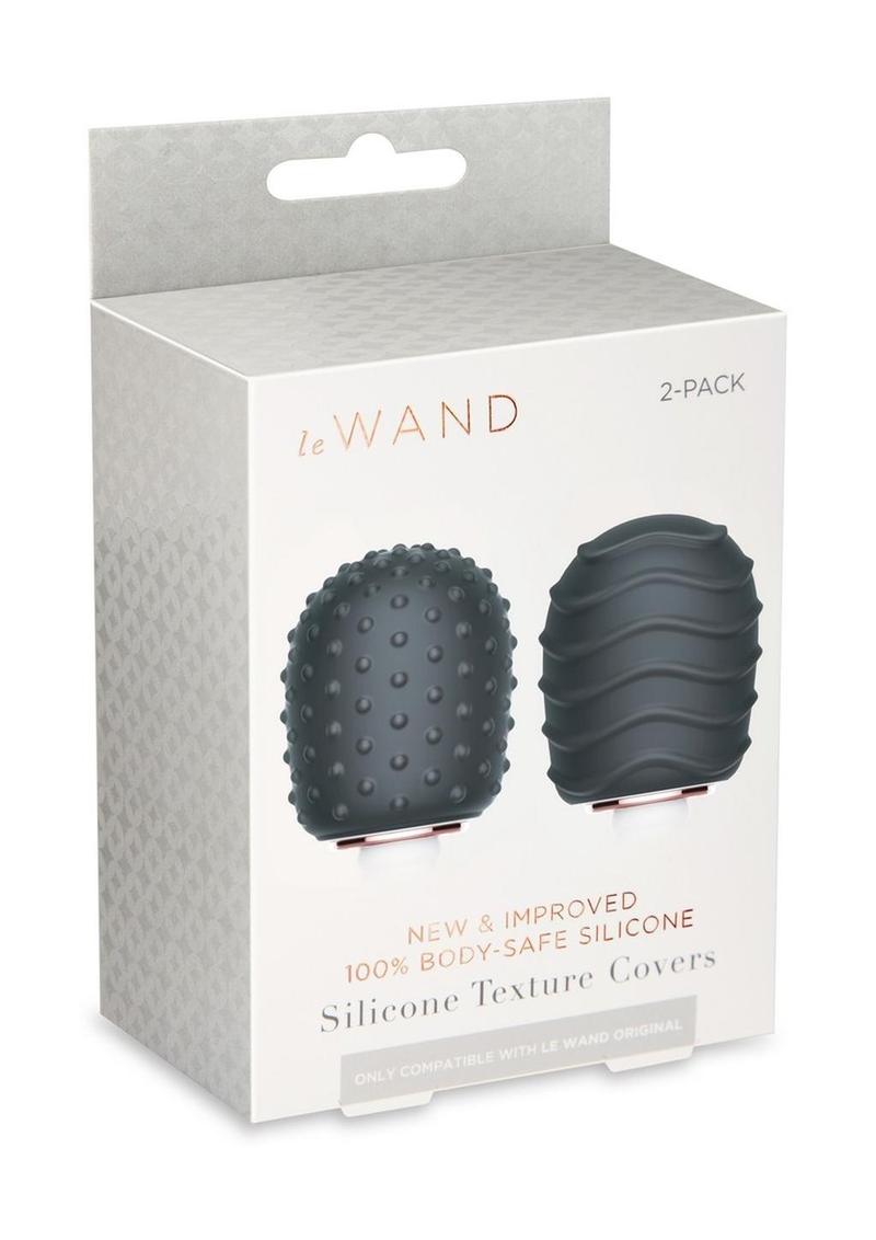 Le Wand Original Silicone Textured Covers (2 per Pack) - Grey