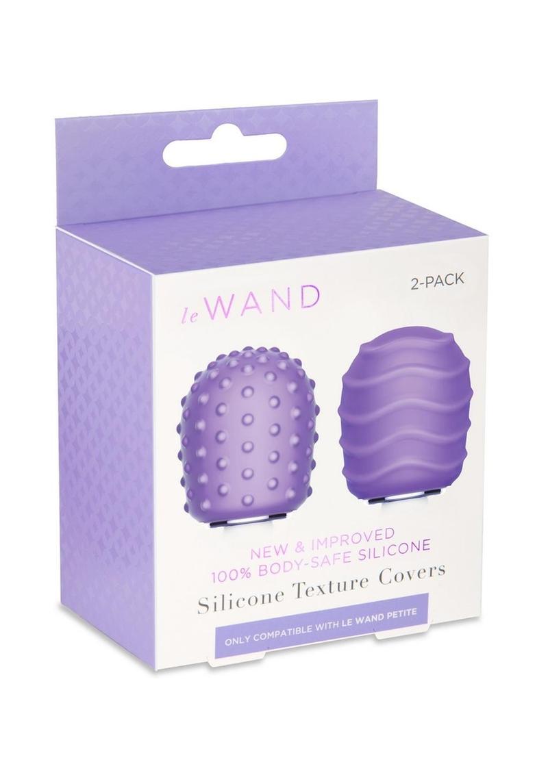 Le Wand Petite Silicone Textured Covers (2 per Pack) - Grey