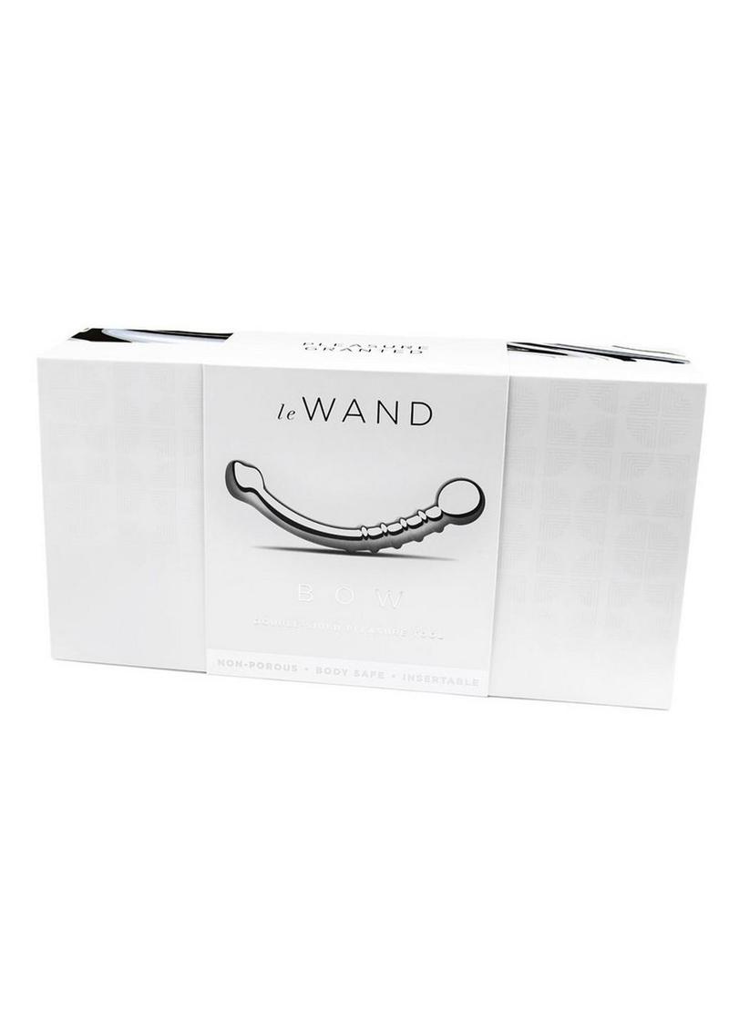 Le Wand Bow Dual End Dildo - Stainless Steel