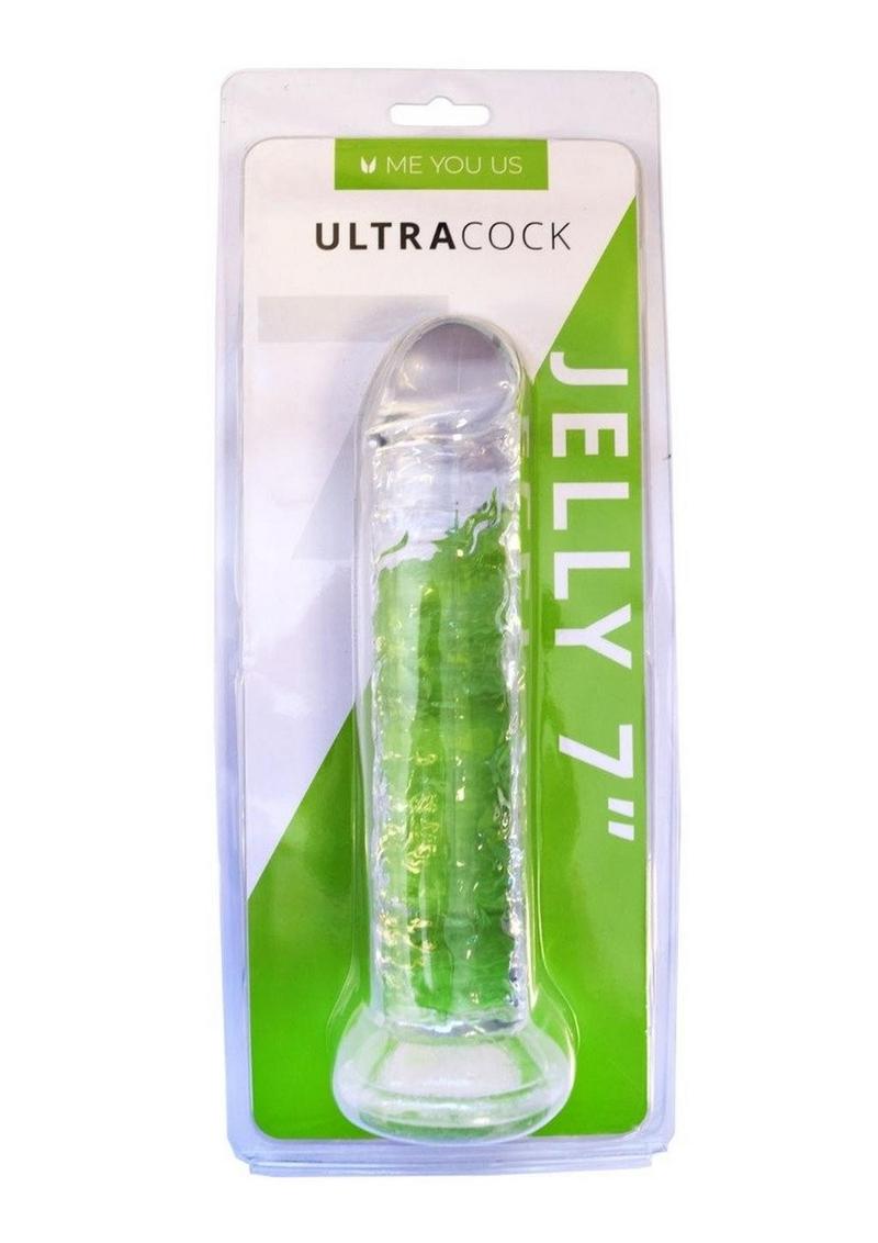 ME YOU US Ultracock Jelly Dong 7in - Clear