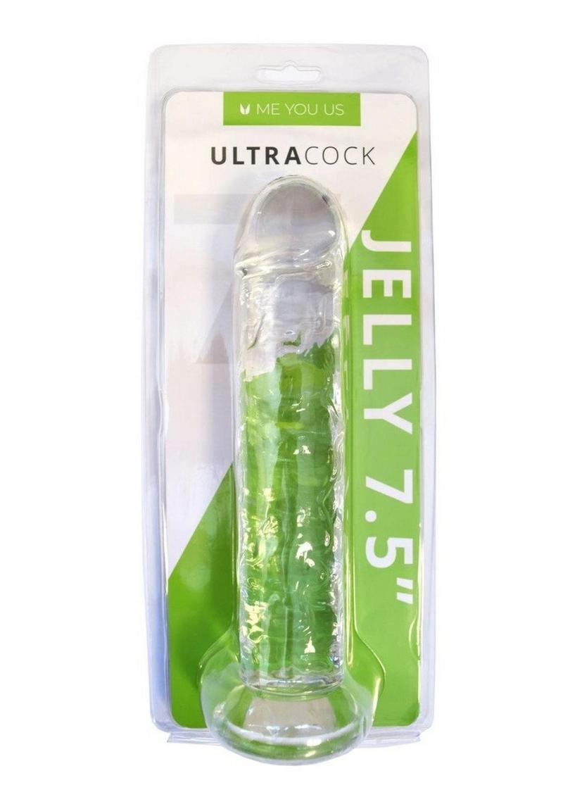 ME YOU US Ultracock Jelly Dong 7.5in - Clear