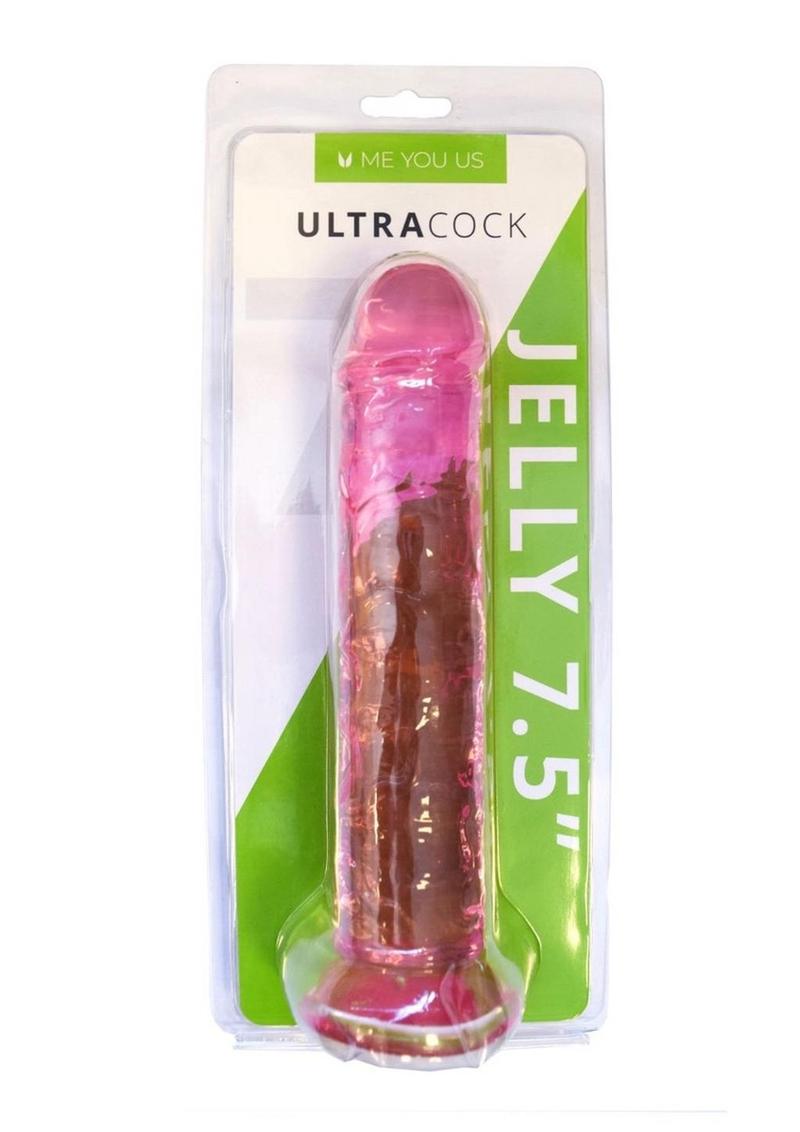 ME YOU US Ultracock Jelly Dong 7.5in - Pink