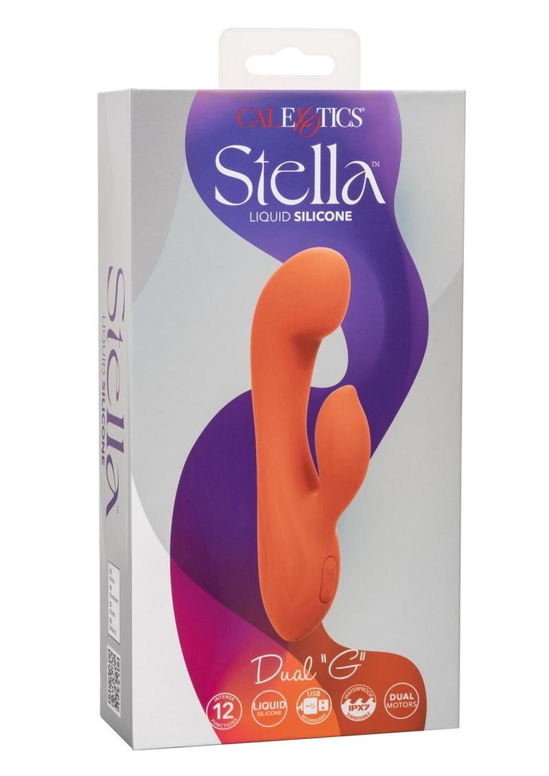 Stella Liquid Silicone Dual G Massager - Orange