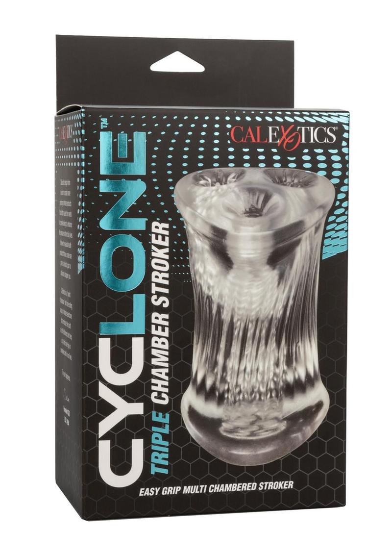 Cyclone Triple Chamber Stroker - Clear