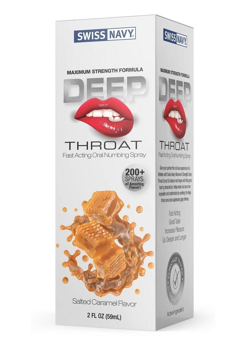 Swiss Navy Deep Throat Spray - Salted Caramel