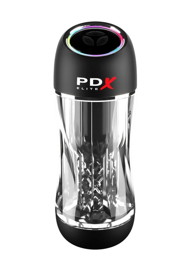 PDX Elite ViewTube Pro Rechargeable Stroker - Clear/Black