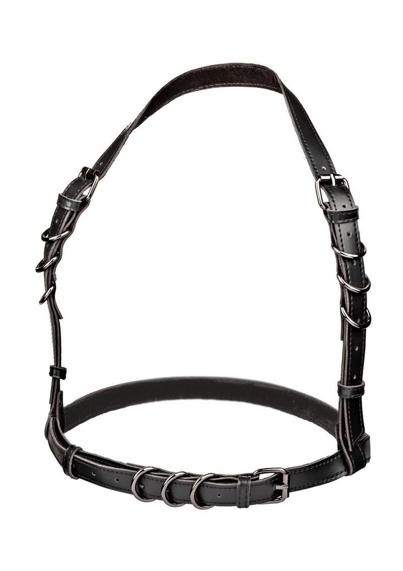Euphoria Collection Halter Buckle Harness - Plus Size - Black