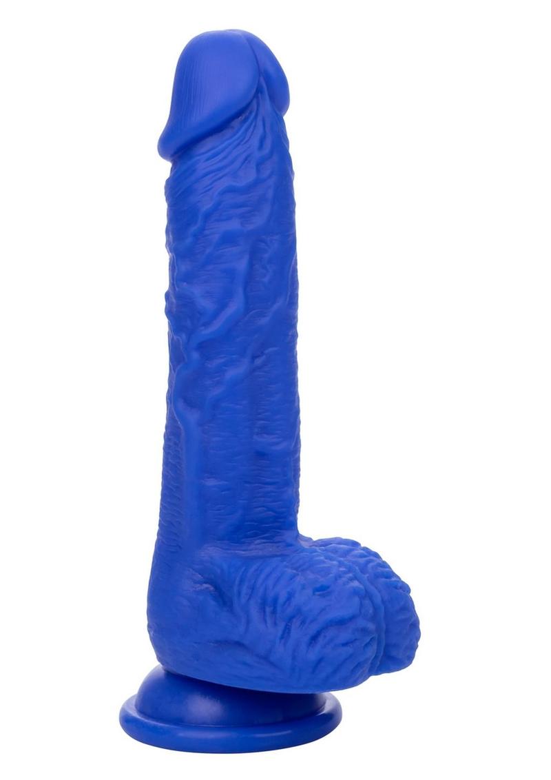 Admiral Vibrating Sailor Rechargeable Silicone Dildo 7in - Blue