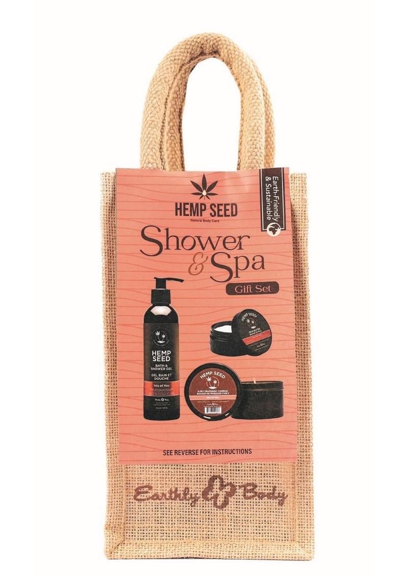 Earthly Body Hemp Seed Holiday Spa Gift Set (Limited Edition)