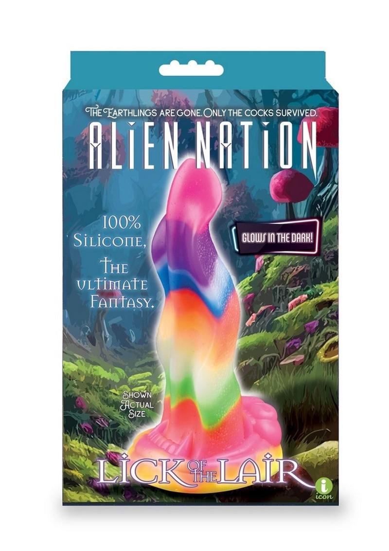 Alien Nation Lick of the Lair Silicone Creature Dildo - Multicolor