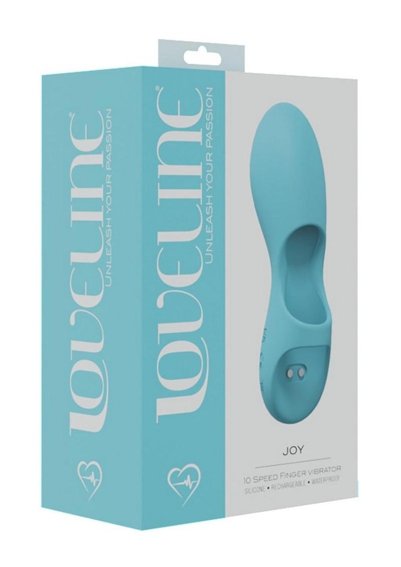 LoveLine Joy Rechargeable Finger Vibrator - Blue